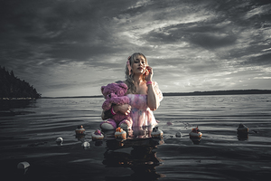 Nocturne in Pink: Whispers of Cupcakes and Marshmallows in the Monochrome Abyss