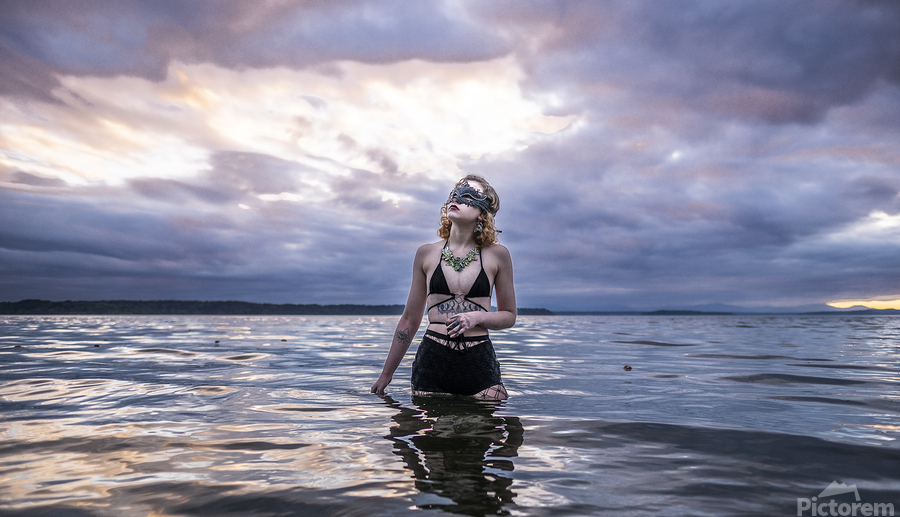 Solace in Celestial Tapestry  Print