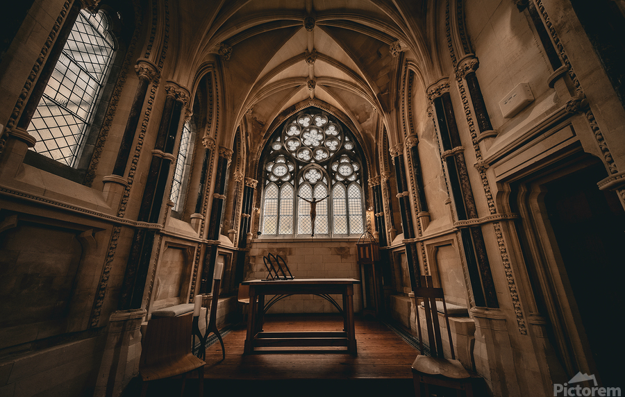 The neo-Gothic Church I  Print