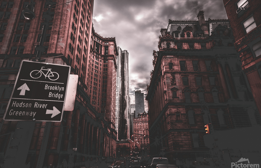 Downtown Manhattan  Print