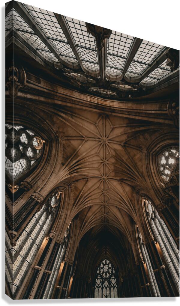 The neo-Gothic Church III Canvas Print