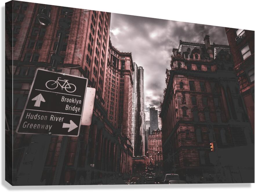Downtown Manhattan Canvas Print