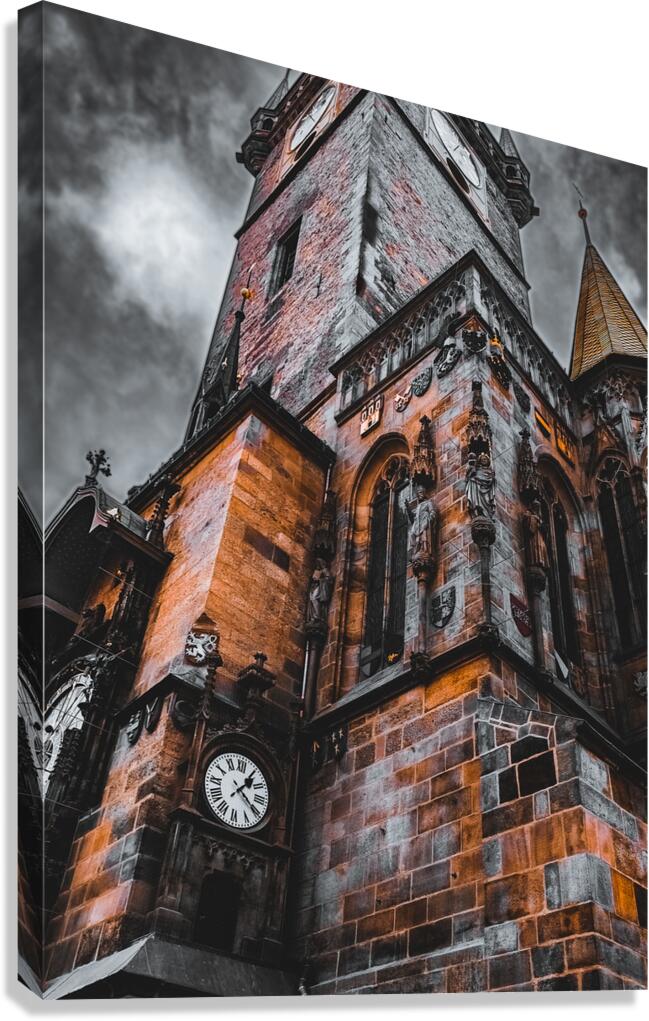 The Old Astronomical Clock Canvas Print