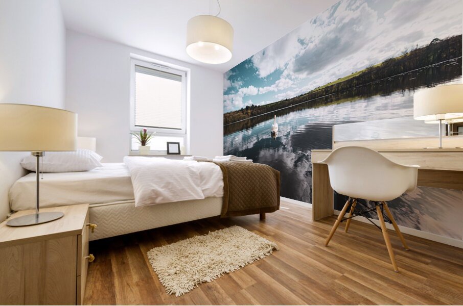Swan I Mural print