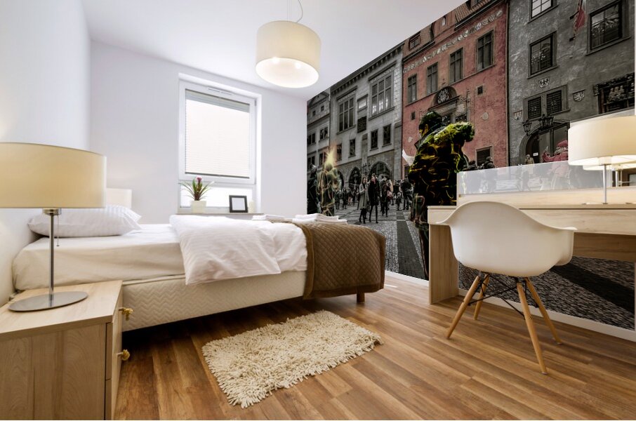 Prague Observers Mural print