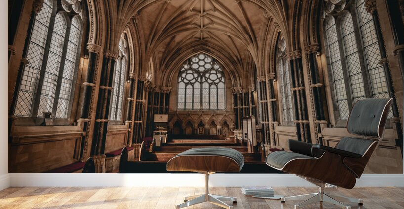 The neo-Gothic Church Wall Murals