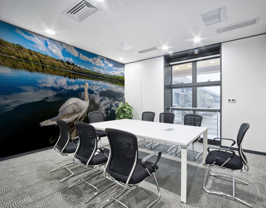 Swan II Wall Printing