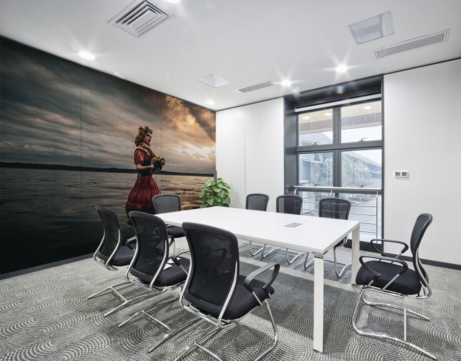 Crimson Reve Wall Printing